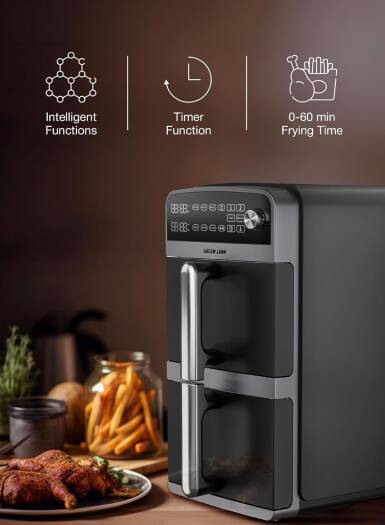 Green Lion Double Decker Air Fryer 10L - W Stooore