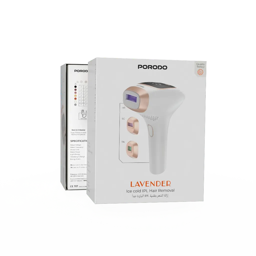 Porodo Lifestyle Lavender Ice cold IPL Hair Removal - W Stooore