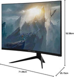 Porodo Gaming 180Hz Gaming Monitor Wide-Curved QHD Monitor 32" - W Stooore