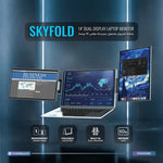 Powerology SkyFold 14" Dual Display Laptop Monitor - W Stooore