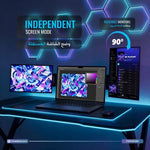 Powerology SkyFold 14" Dual Display Laptop Monitor - W Stooore