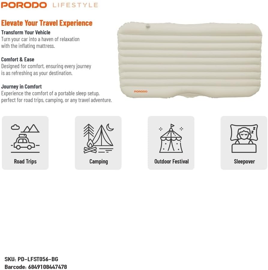 Porodo Lifestyle Car Mattress - W Stooore