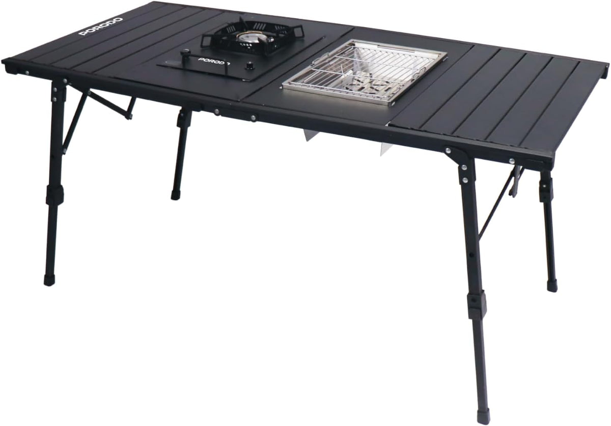 Porodo Lifestyle All-In-One Outdoor
Folding Table With Stove & Grill - W Stooore