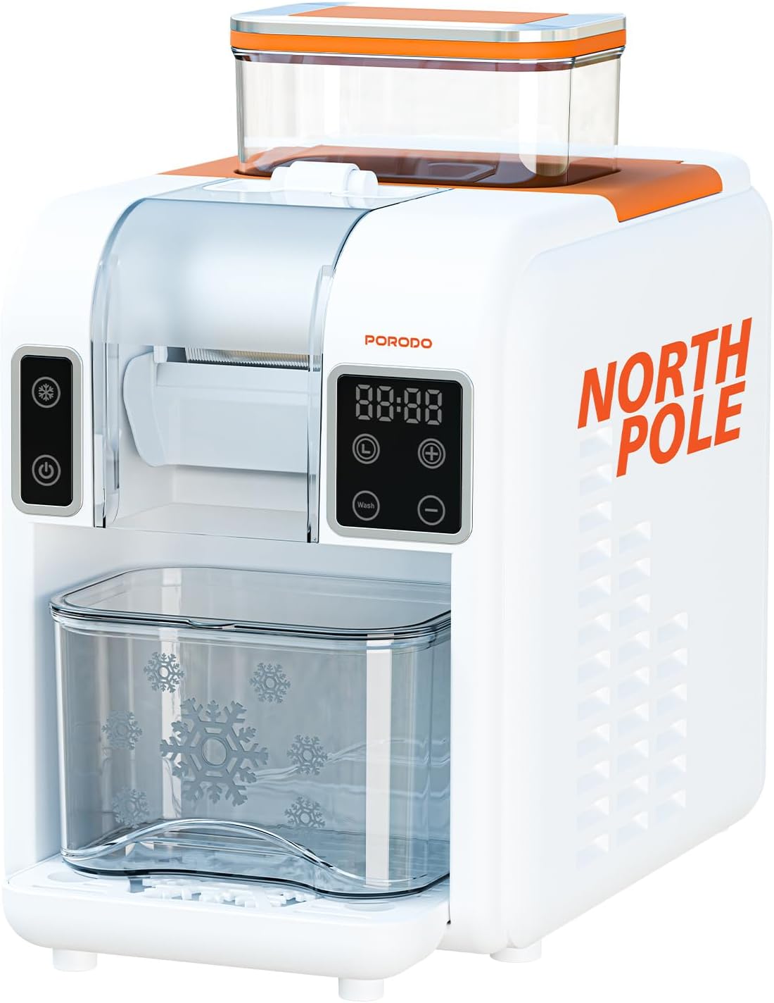 Porodo Lifestyle North Pole Ice Smoothie Machine Multi-Texture Ice Maker - W Stooore