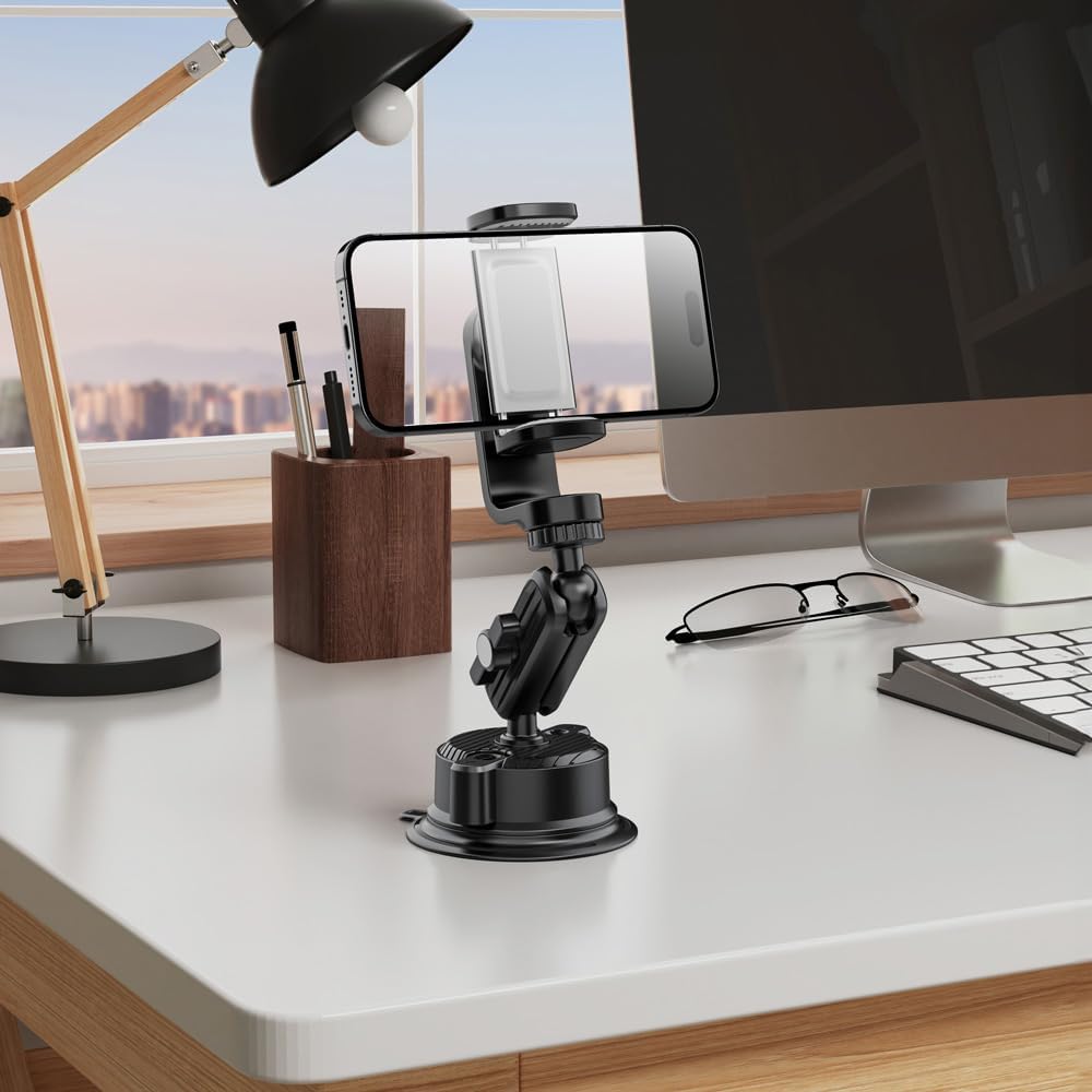 Porodo Dashboard Windshield Exterior Phone & Camera Mount - W Stooore