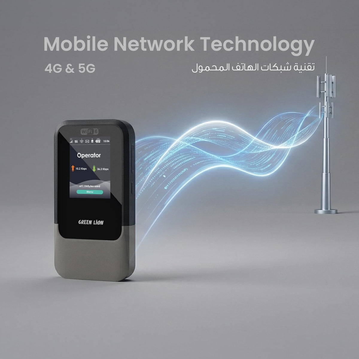 Green Lion Connect 5G Portable Mifi Router - W Stooore