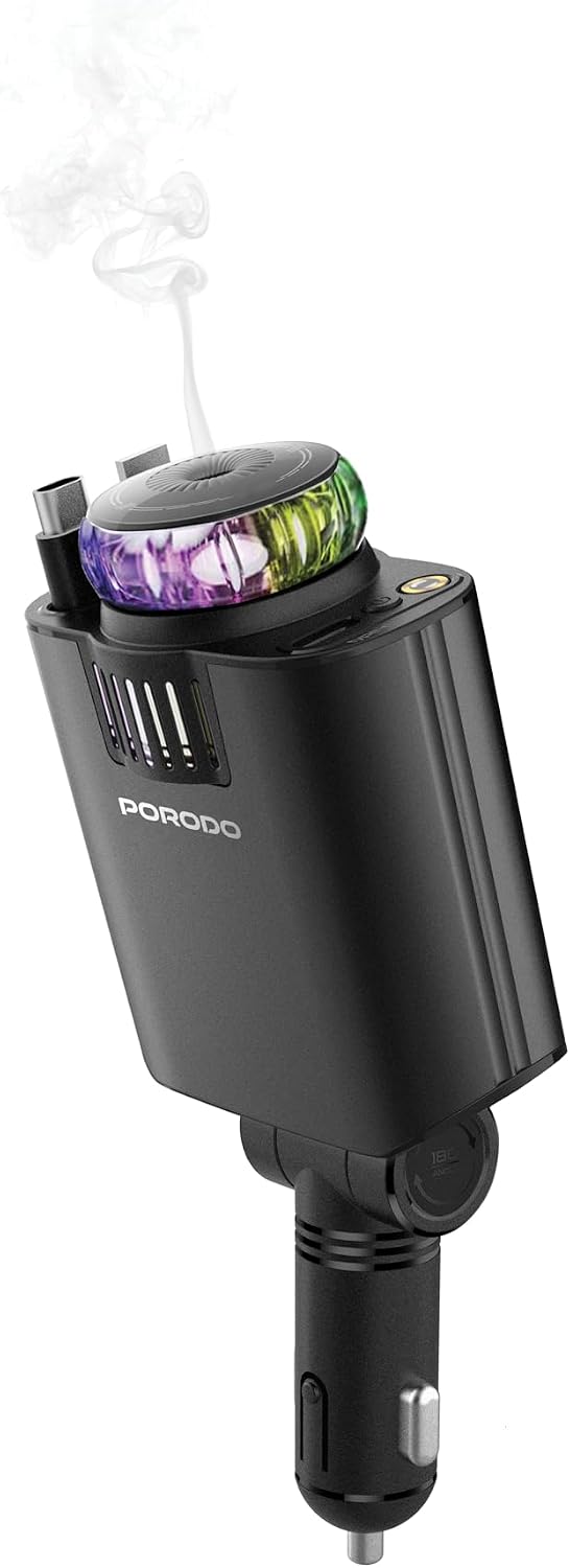Porodo AROMAGLOW 120W Fast Car Charger - W Stooore