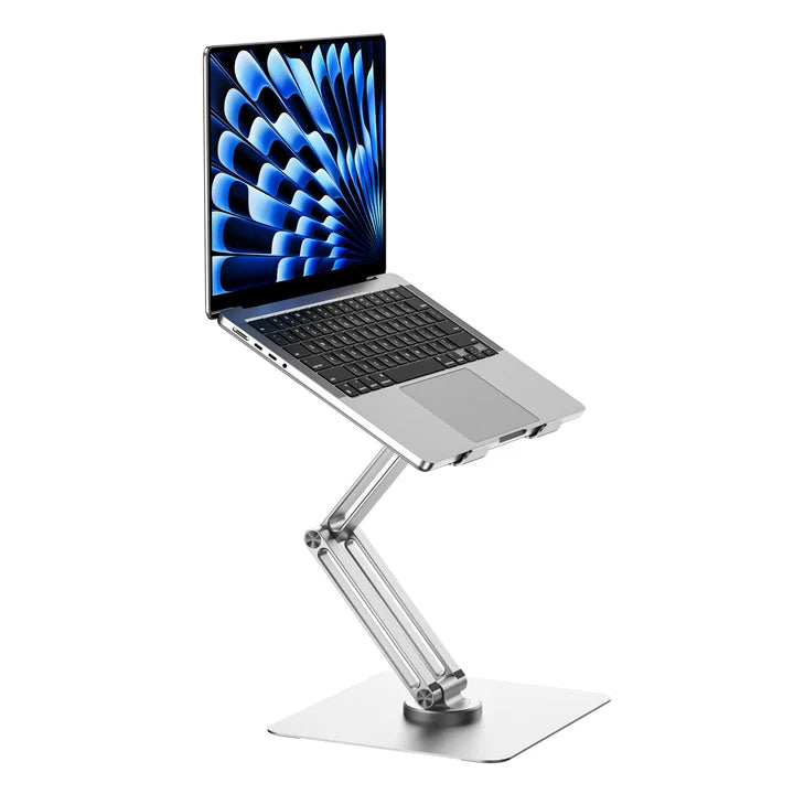 WiWU S801 Rotative Foldable Laptop Stand - Silver - W Stooore