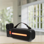 Porodo Soundtec 24W Speaker with Dual Wireless Microphone - W Stooore