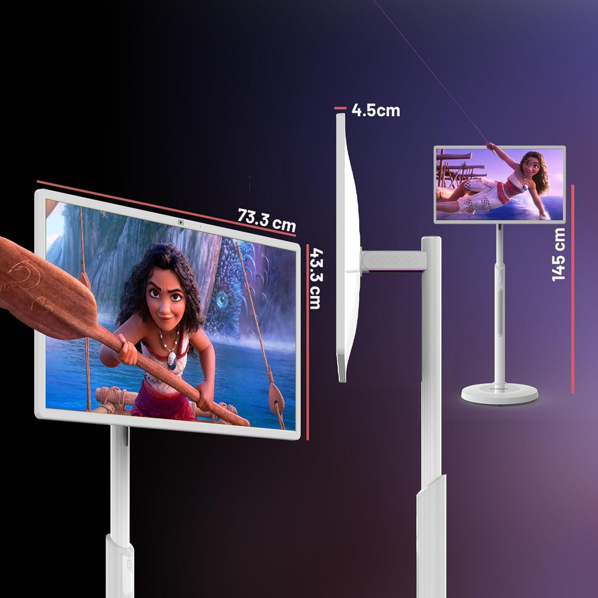 Powerology PARAMONT Portable Touchscreen Smart Monitor - W Stooore