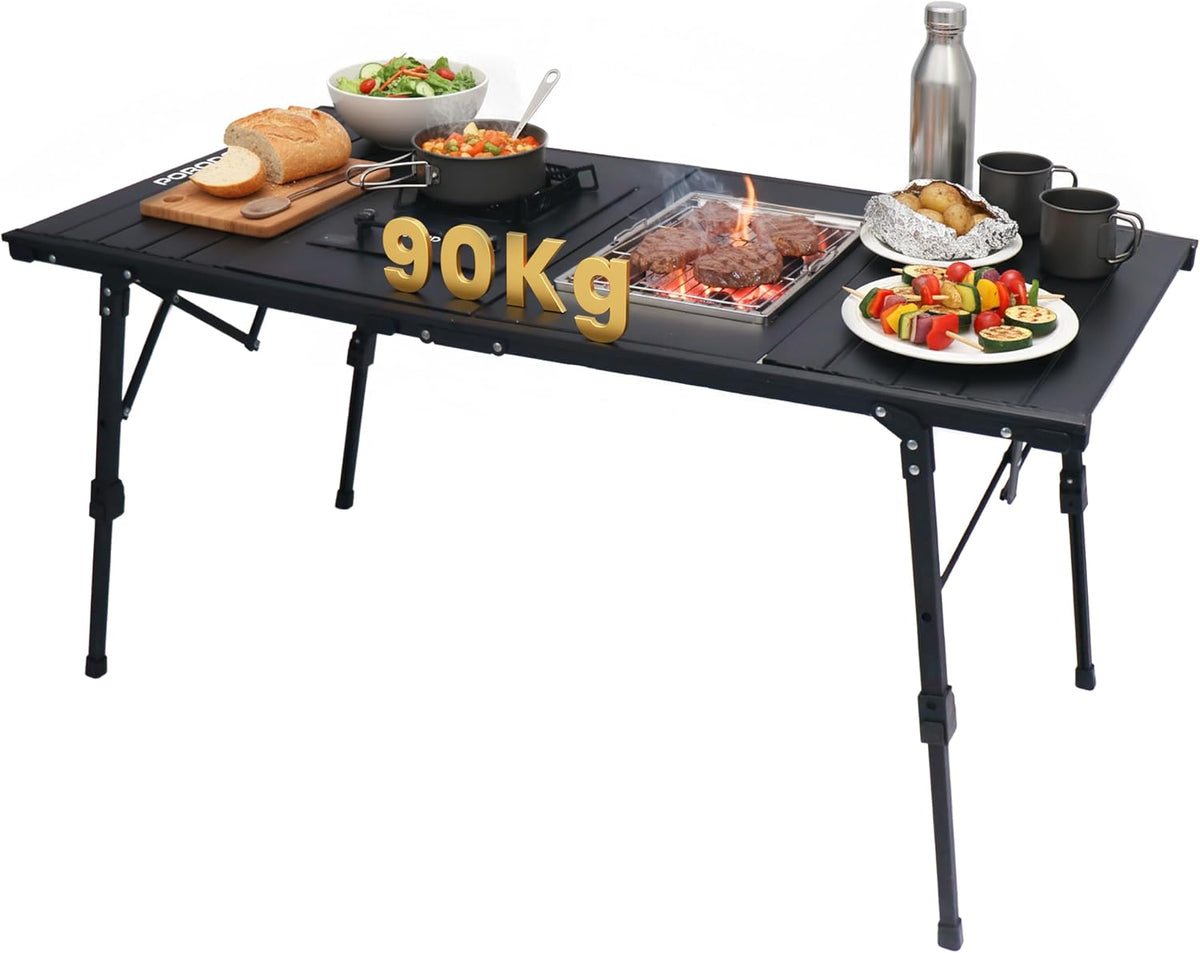 Porodo Lifestyle All-In-One Outdoor
Folding Table With Stove & Grill - W Stooore