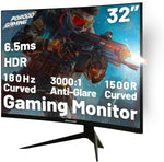 Porodo Gaming 180Hz Gaming Monitor Wide-Curved QHD Monitor 32" - W Stooore
