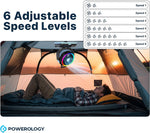 Powerology VentoPower Outdoor 40K Oscillating Fan - W Stooore