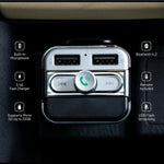 Porodo FM Transmitter and Fast Charging Car Charger 3.4 amp / 15W - W Stooore