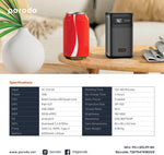 Porodo Protable DLP Projector Wireless Mirroring for IOS And Android - W Stooore