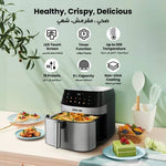 Green Lion Deluxe Air Fryer LED Touch Screen 8L - W Stooore