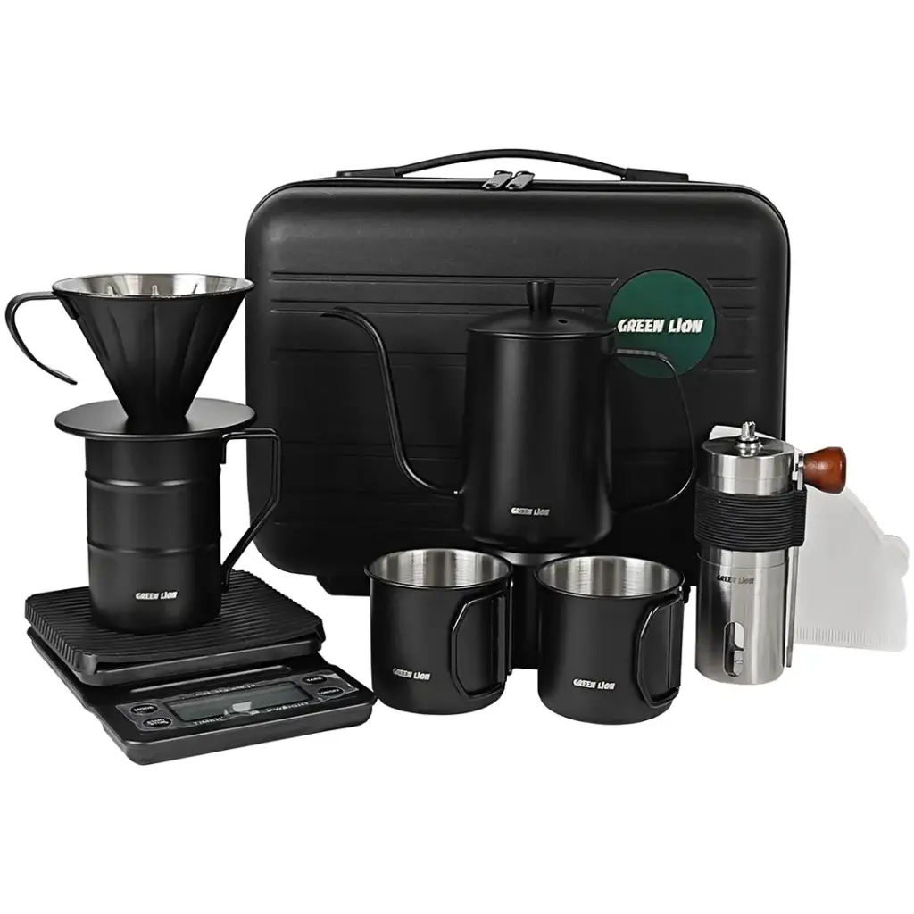 Green Lion V-60 PRO 7 in 1 Coffee Maker Set - W Stooore