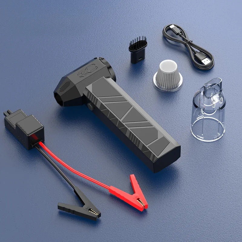 Green Lion JX-82 Jump Starter - Blower, Vacuum, Power Bank 12000mAh - W Stooore