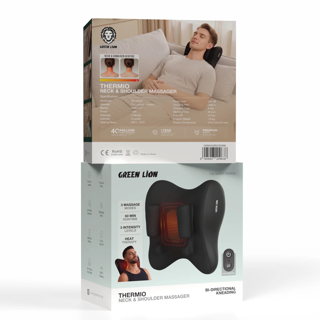 Green Lion Thermio Neck & Shoulder Massager - W Stooore