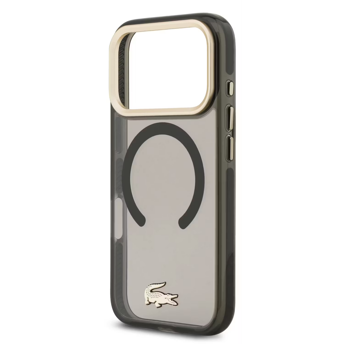 Lacoste Magsafe IML Shockproof Hard Case – iPhone 18 pro / iPhone 17 pro - Smoke Gray