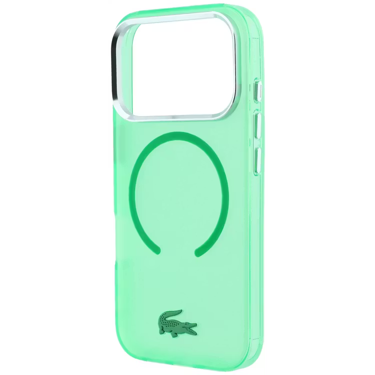 Lacoste Magsafe IML Matte Frosted Finish Hard Case – iPhone 18 pro / iPhone 17 pro - Green