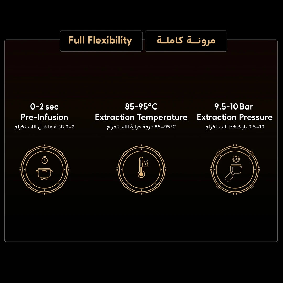 ماكينة تحضير قهوة إسبريسو تجارية من ليبريسو إيكيلينزا مع مستشعر حركة - أبيض