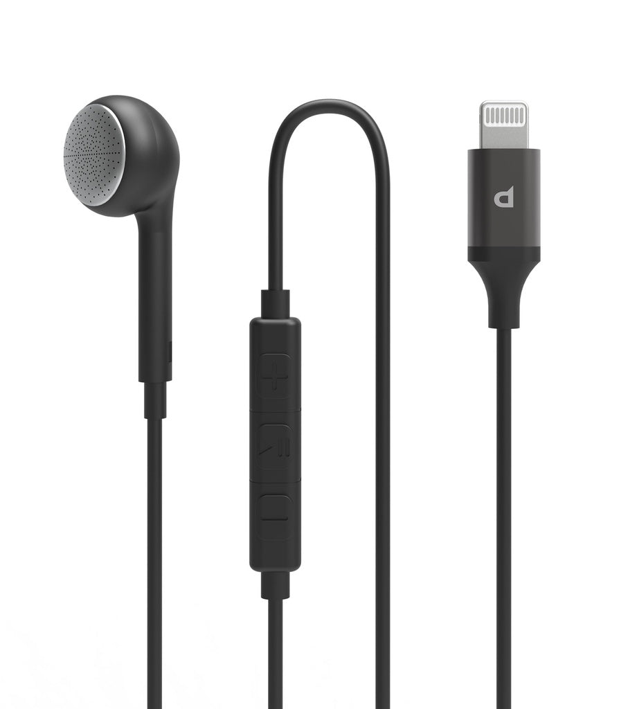 Powerology Mono Earphone Lightning Connector - Black