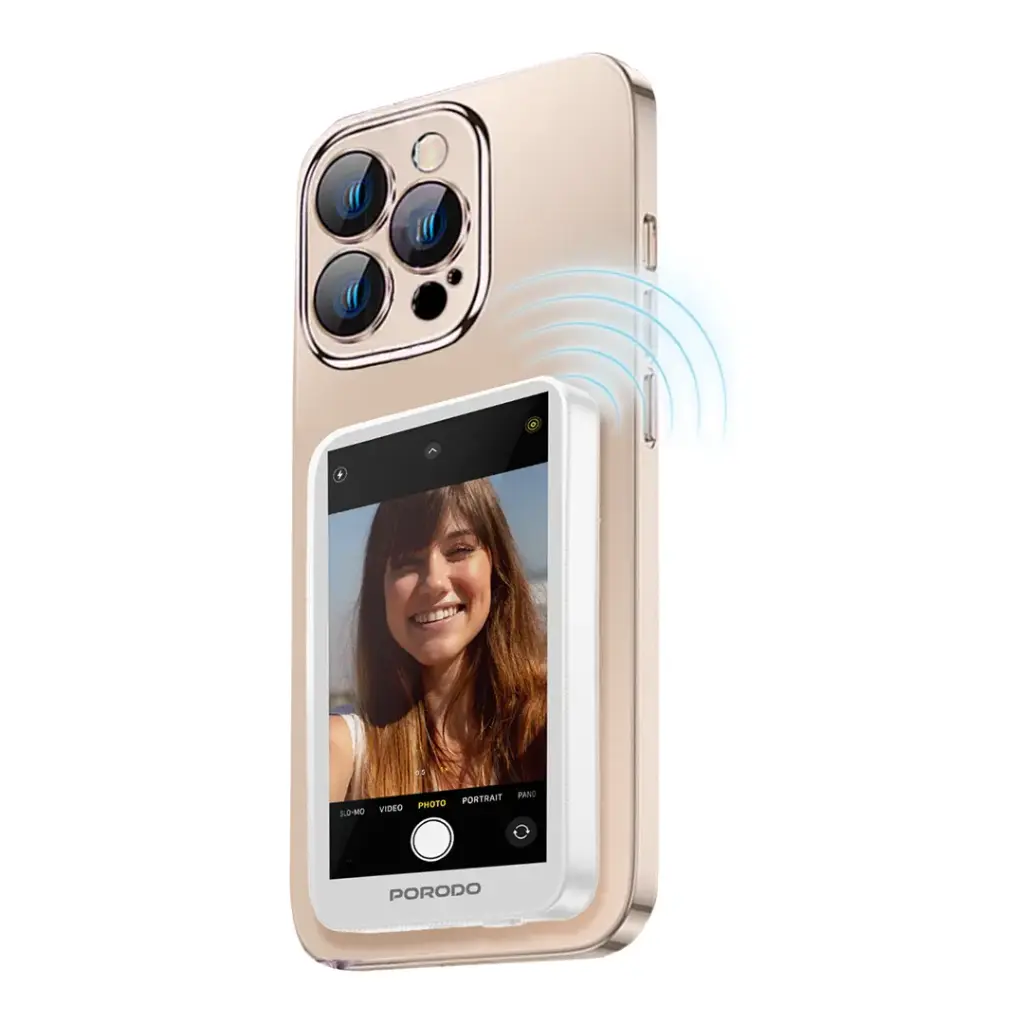 Porodo Lifestyle Selfie Screen Monitor Magnetic Mirroring Device - W Stooore