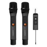 Porodo Soundtec Duo Mic Aluminum Rechargeable Wireless Microphone - W Stooore
