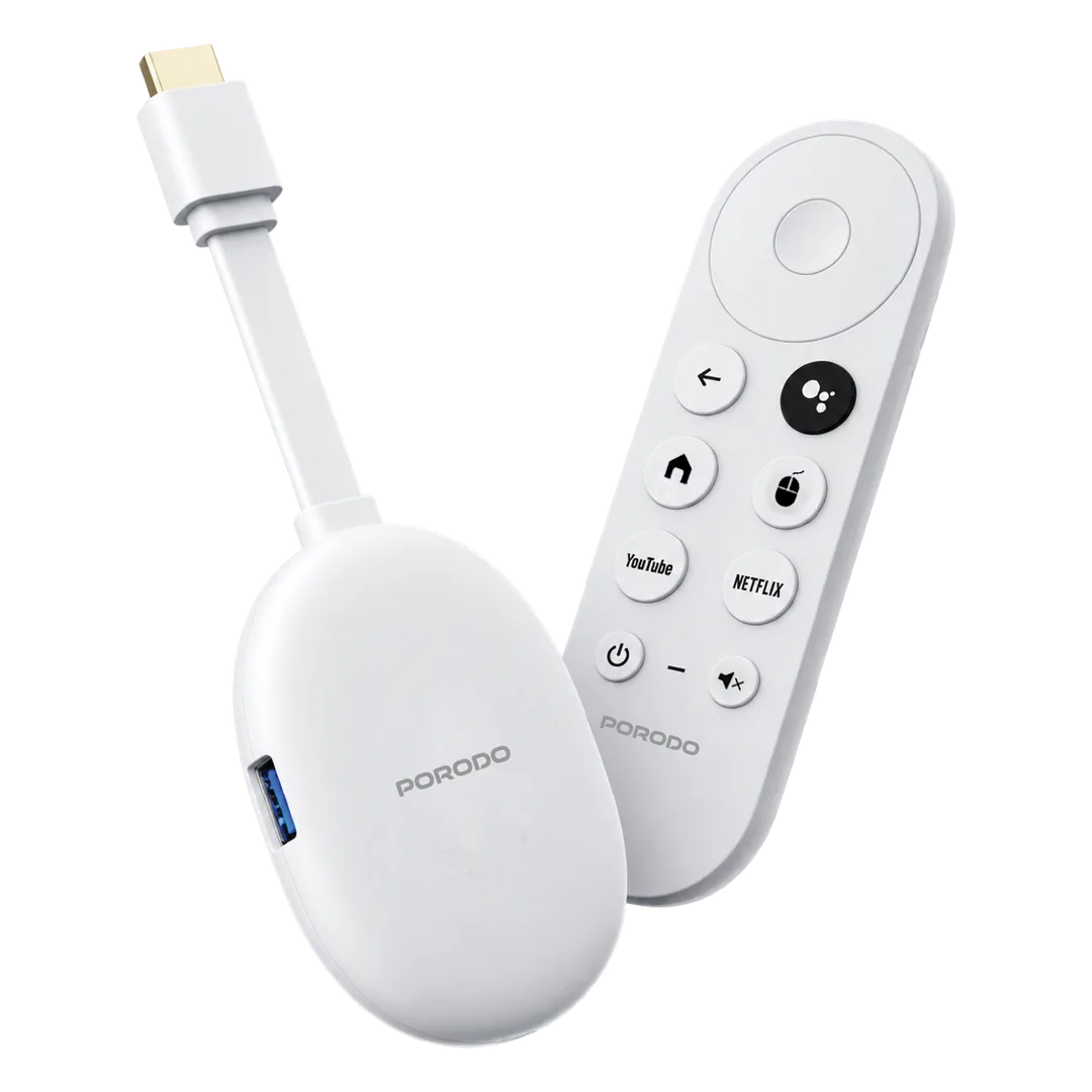 Porodo BLINK 4K Android TV Stick With Air Mouse Remote Control - W Stooore