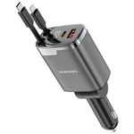 Porodo 111W Car Charger Lightning & Type-C - W Stooore