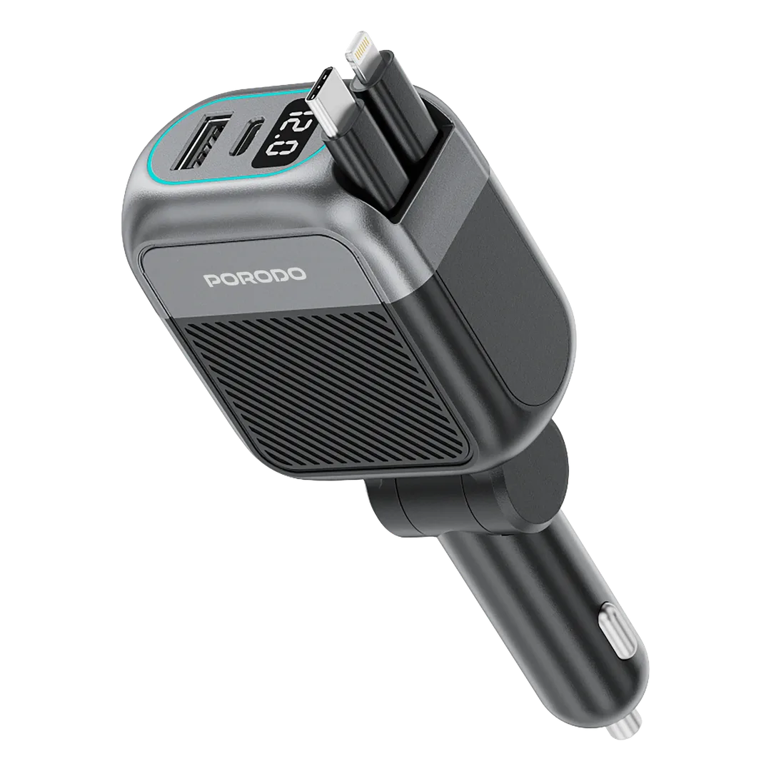 Porodo Spider Multi-Port USB Car Charger - W Stooore