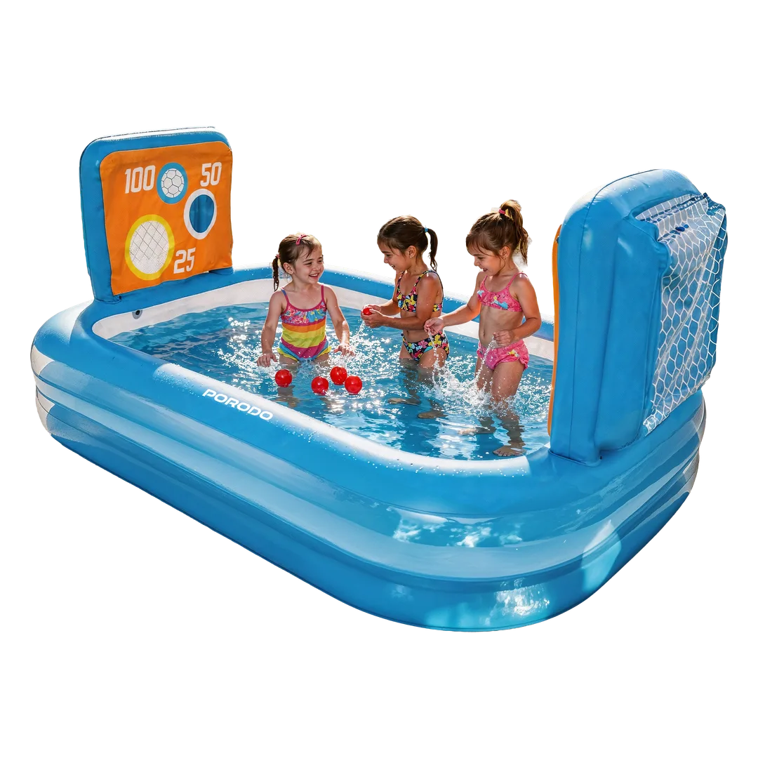 Porodo Lifestyle Goal Splash Football Play Pool - W Stooore