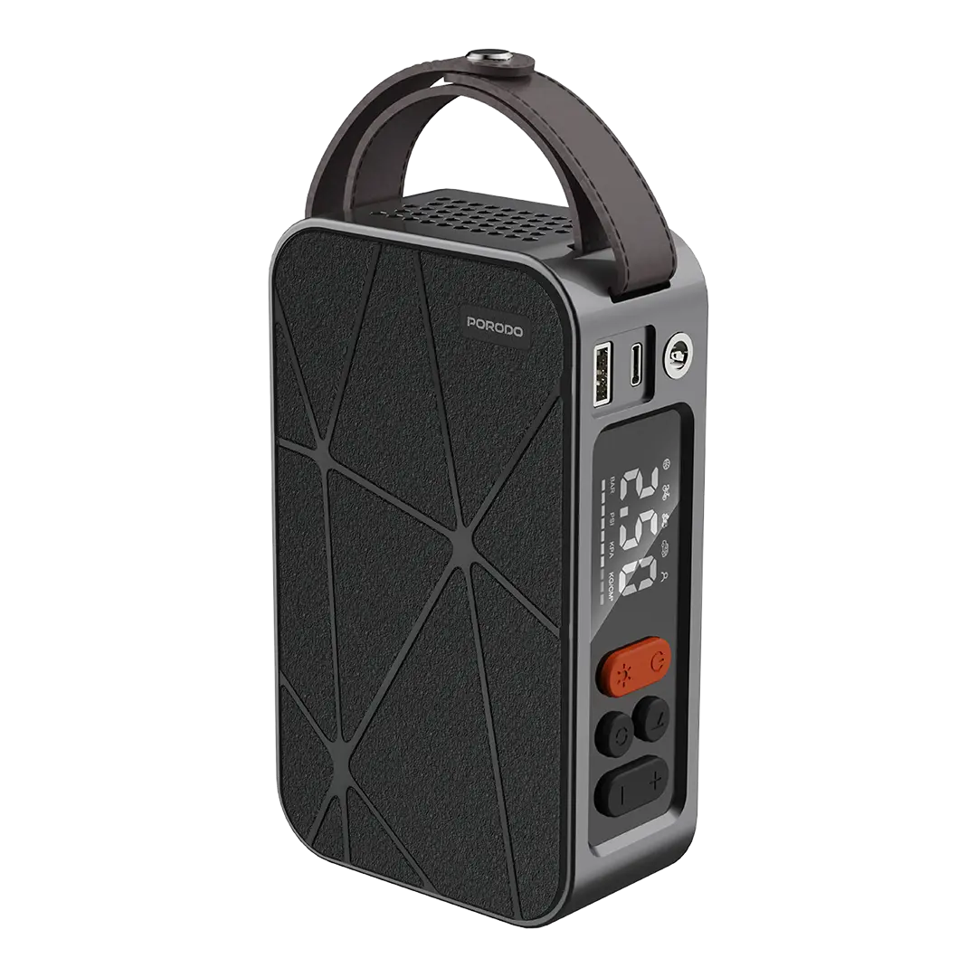 Porodo Flator 4000mAh Car Tire Inflator Pressure Display - W Stooore