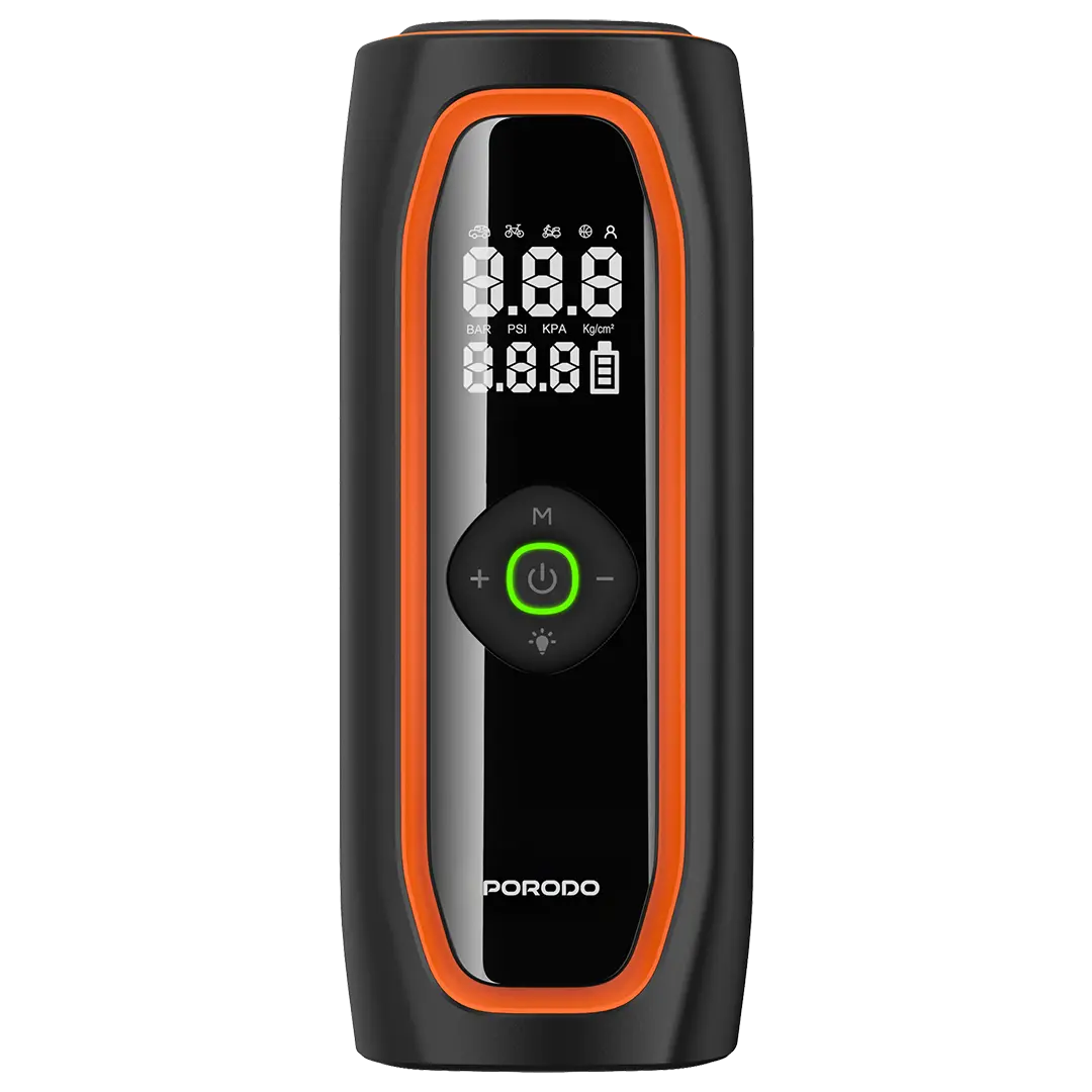 Porodo Voltair Car Tire Inflator Real-time Pressure Display - W Stooore