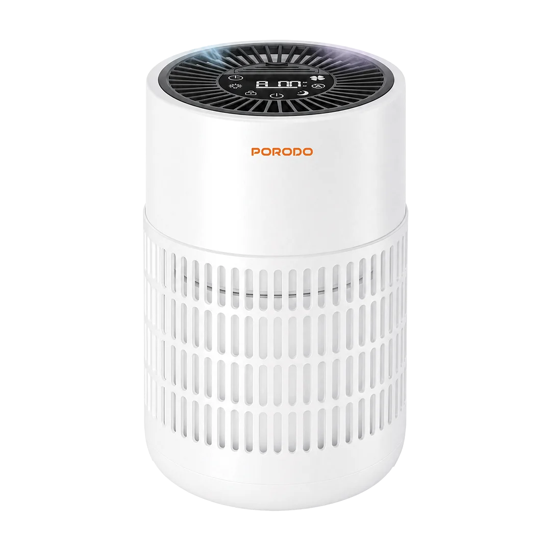Porodo Lifestyle Purea Prime Smart Air Purifier with 3-Layer H13 HEPA Filter - W Stooore