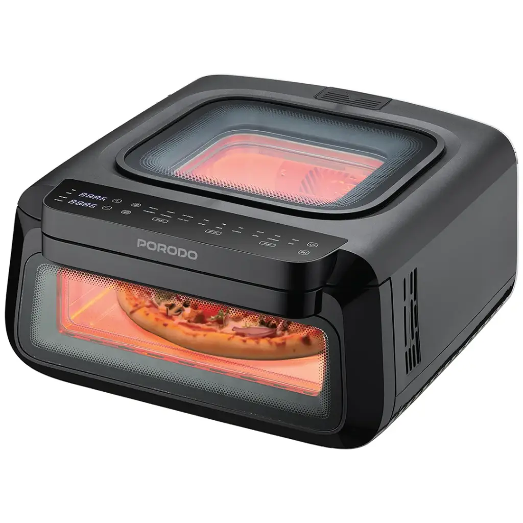 Porodo Lifestyle Crisp Cook 3-In-1 Air Fryer, Pizza, Oven - W Stooore