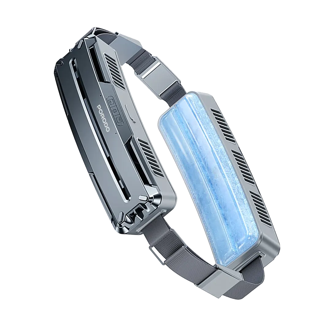 مروحة الخصر للتبريد بالثلج Chillo Frost من PORODO LIFESTYLE - رمادي داكن