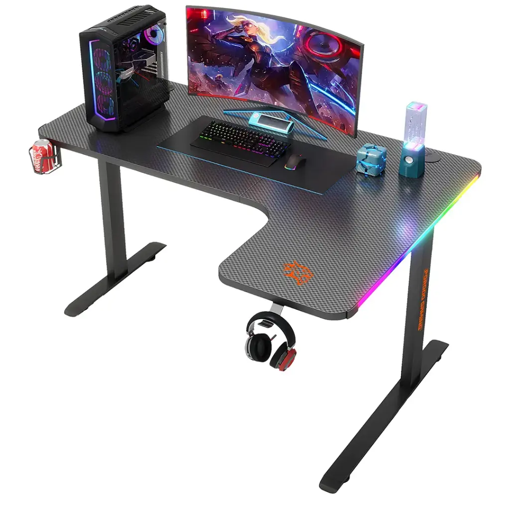 Porodo Gaming Xcommand Carbon Fiber Gaming Table - W Stooore