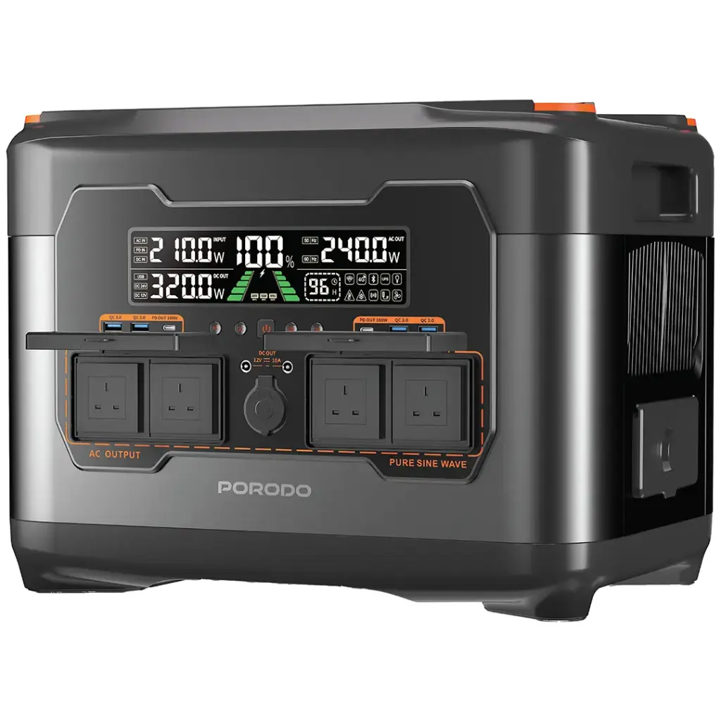 Porodo 2400W Forcebase Portable Power Station - W Stooore