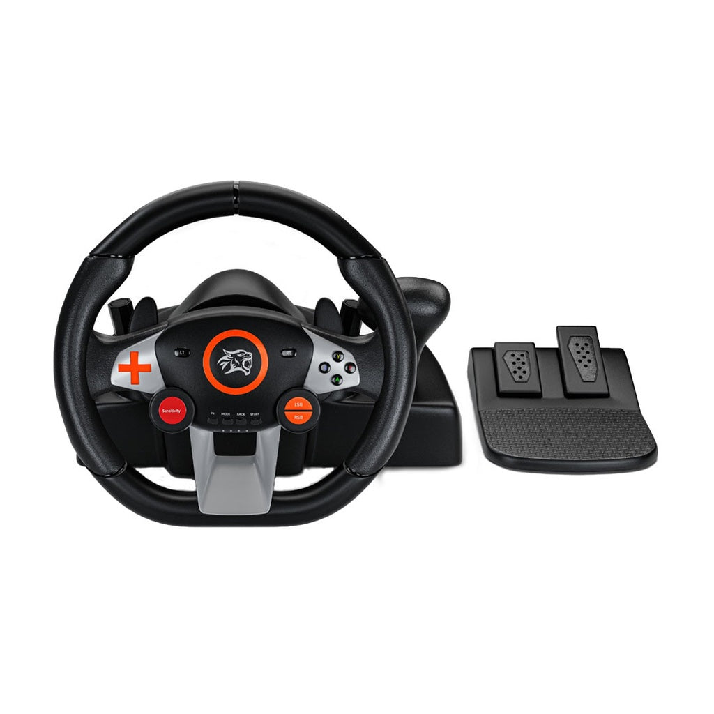 Porodo Gaming Steering Wheel PS4/PS3/X-One & 
360/Switch/PC/Android - W Stooore