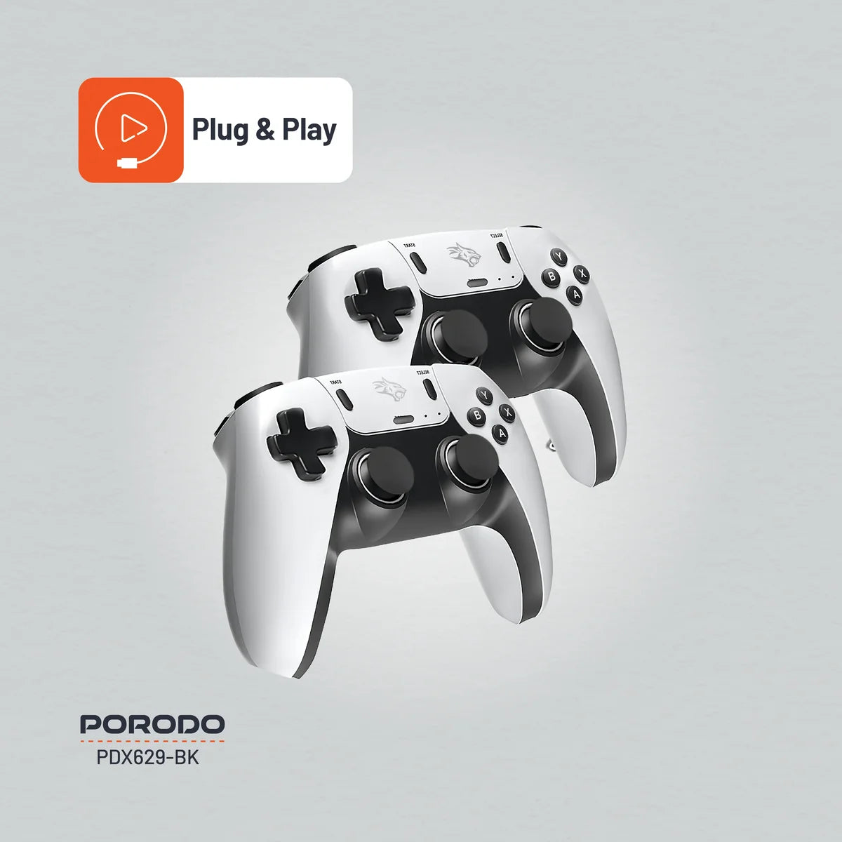 Porodo Gaming 4K Projector Android 11 with Auto Keystone and Gamepad Controller - W Stooore