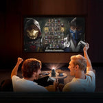 Porodo Gaming 4K Projector Android 11 with Auto Keystone and Gamepad Controller - W Stooore