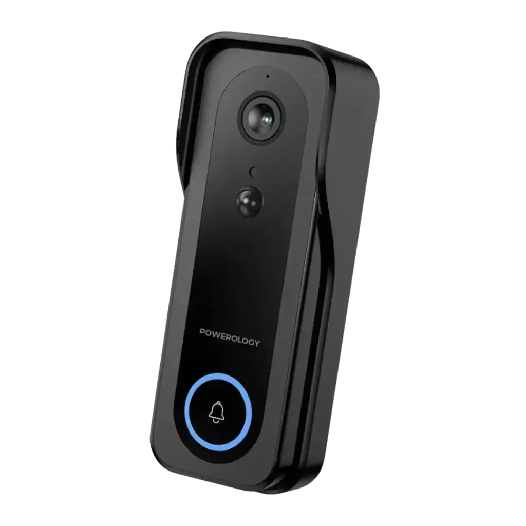 Powerology IP65 265GB 3MP Infrared Smart Camera Doorbell 5200mAh with Voice - W Stooore