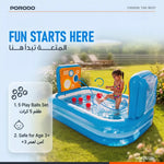 Porodo Lifestyle Goal Splash Football Play Pool - W Stooore