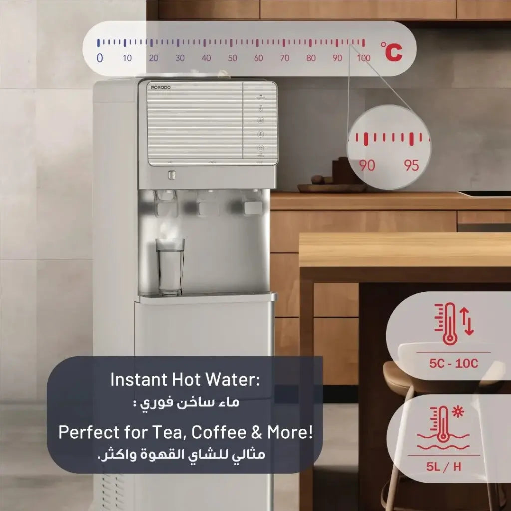 Porodo Lifestyle Water Dispenser & Ice Maker - W Stooore