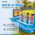 Porodo Lifestyle Goal Splash Football Play Pool - W Stooore