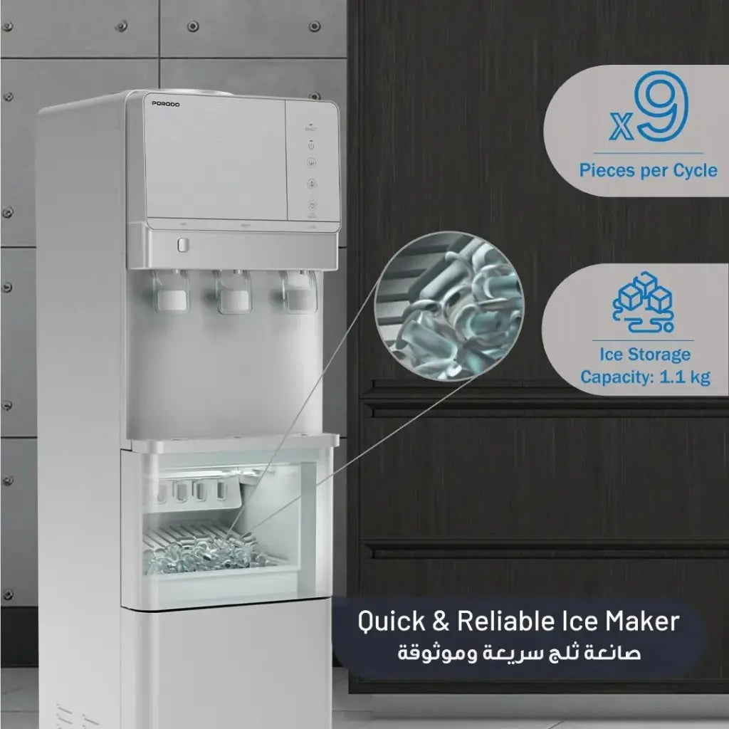 Porodo Lifestyle Water Dispenser & Ice Maker - W Stooore