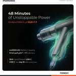 Porodo Tornado Pro Air Duster & Vacuum Cleaner With Detachable Nozzles - W Stooore