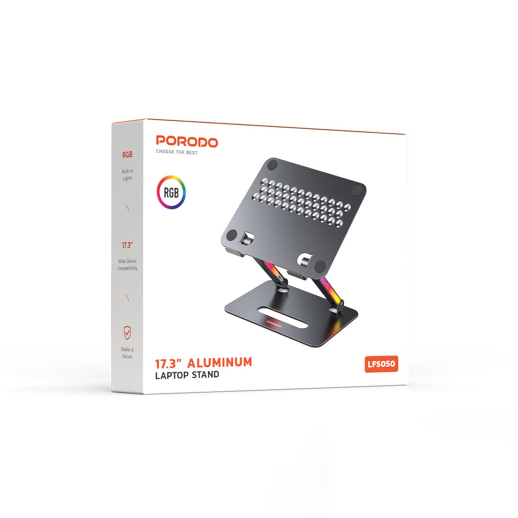 Porodo 17.3" Aluminum Laptop Stand - W Stooore
